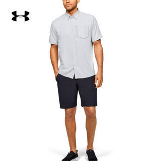 安德玛官方UA High Tide男子运动短袖T恤Under Armour1353335 灰色014 L