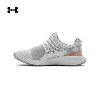 安德玛官方UA Charged Breathe女子运动休闲鞋Under Armour3022808 白色100 35.5