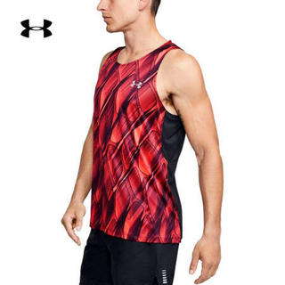 安德玛官方UA Qualifier男子运动印花背心Under Armour1353468 红色628 XXL