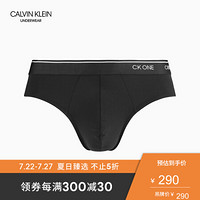 【CK ONE】CK UNDERWEAR 2020春夏款 男装红色三角内裤 NB2224 001-黑色 L