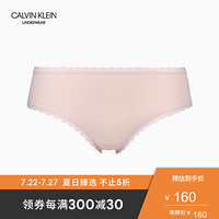 CK UNDERWEAR   女装蕾丝内裤 QD3707 4ZA-粉色 S