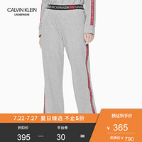 CK UNDERWEAR 经典款 女士Logo腰边休闲家居裤 QS6315 020-灰色 S