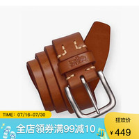 Levi's李维斯男士腰带针扣皮带两用771341762 BROWN 38in