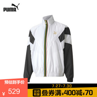 PUMA彪马官方 杨洋同款新款男子烫金印花外套 TFS UNITY 597610 白-02 L