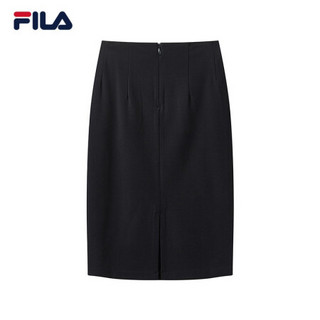 FILA 斐乐官方女子半身裙2020夏季新款时尚针织半裙包裙女裙 传奇蓝-NV 165/66A/M