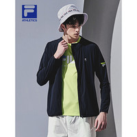 FILA ATHLETICS斐乐情侣梭织上衣2020夏季新款时尚防晒衣运动外套男 深黑-BK 180/100A/XL