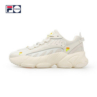 FILA FUSION 斐乐 男子复古跑步鞋ADE老爹鞋2020夏季新品潮鞋时尚休闲鞋 微白-SW 40.5