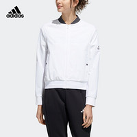 阿迪达斯官网 adidas BOMBER BRAND 女装运动型格夹克外套FM9314 如图 M