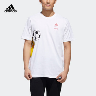 阿迪达斯官网 adidas M PKMN PIKA T 男装运动型格上装GD5854 白 A/S(175/92A)