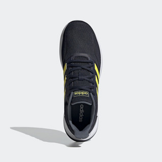 阿迪达斯官网 adidas RUNFALCON 男子跑步运动鞋EG8611 传奇墨水蓝/黄/白 44.5(275mm)