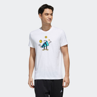 阿迪达斯官方 adidas GFX T CARTOON 男子运动型格短袖T恤FJ6862 如图 L