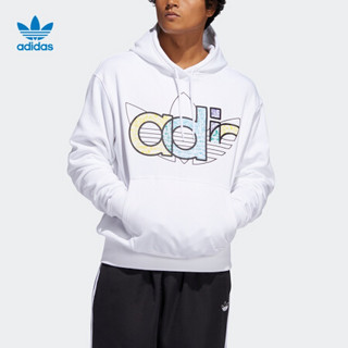 阿迪达斯官网 adidas 三叶草 TREF HDY 男装运动套头衫FQ3574 如图 S