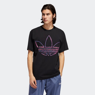 阿迪达斯官方 adidas 三叶草 WATERCOLOR TEE 男子短袖上衣ED6270 如图 L