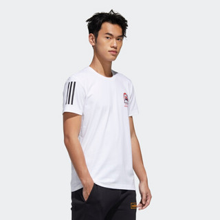 阿迪达斯官网 adidas neo M GK TEE1 男装运动短袖T恤GK1495 白 A/XS(170/88A)