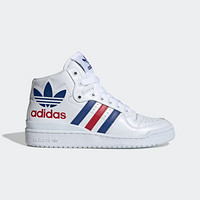 阿迪达斯官网adidas 三叶草 FORUM MID RS XL男女经典运动鞋FU9396 白/学院蓝 40(245mm)