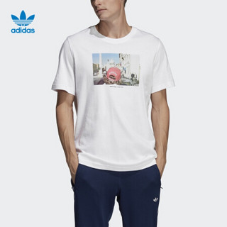 阿迪达斯官方 adidas 三叶草 MARTN PARR TEE 男子短袖上衣DU7849 如图 L