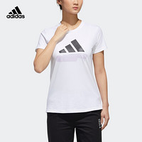 阿迪达斯官网 adidas SUB LOGO TEE 女装运动型格短袖T恤GL5637 如图 L