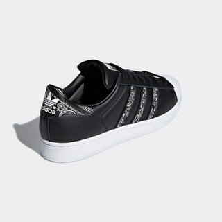 阿迪达斯官方 adidas 三叶草 SUPERSTAR 男子经典鞋BD7430 一号黑/白/一号黑 37(230mm)