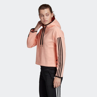 阿迪达斯官网 adidas HOODED SWEAT女装运动型格连帽套头衫FR5977 如图 2XL