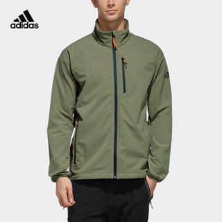 阿迪达斯官网 adidas SOFTSHELL JKT 男装户外茄克EH3947 如图 L