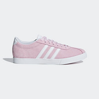 阿迪达斯官网 adidas COURTSET 女鞋网球运动鞋F35770 粉/白/烟灰 36(220mm)