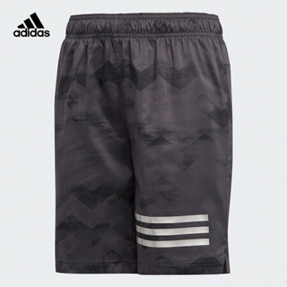 阿迪达斯官网 adidas YB RUN SHORT大童装训练针织短裤 CF7145 碳黑/黑 140CM