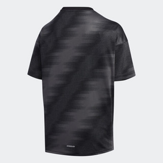 阿迪达斯官网 adidas B TR TEE TRAIN童装训练运动短袖T恤FM2892 黑色 176CM