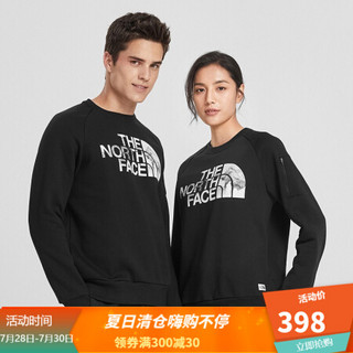 TheNorthFace北面舒适保暖针织卫衣情侣款户外|3VUB JK3/黑色 M