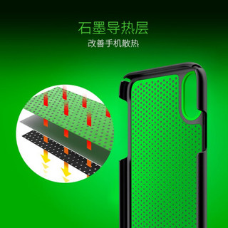 雷蛇（Razer）冰铠轻装专业版 手机壳 保护壳 苹果iPhoneX XS XR石墨导热层散热滤蓝光 轻装版-粉晶-手机壳 iPhone XS Max