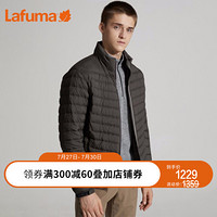 LAFUMA乐飞叶羽绒服男士 冬季户外轻薄轻便保暖鹅绒外套 LMJU9D301 军绿色K3 170/92A(46)