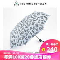 富尔顿FULTON英国进口超轻便携折叠雨伞时尚艺术设计伞进口女士伞 London Landmarks