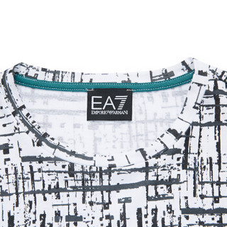 EA7  EMPORIO ARMANI 阿玛尼奢侈品男士针织T恤衫 3GPT65-PJB1Z WHITE-2107 L