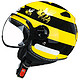 ZEUS 瑞狮 黄色小蜜蜂 摩托车头盔 半盔 *3件