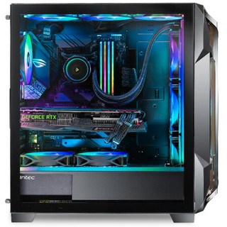 Antec 安钛克 DF600 FLUX RGB ATX机箱半侧透 灰色