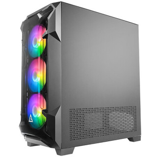 Antec 安钛克 DF600 FLUX RGB ATX机箱半侧透 灰色