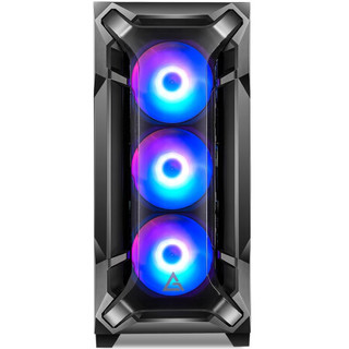 Antec 安钛克 DF600 FLUX RGB ATX机箱半侧透 灰色