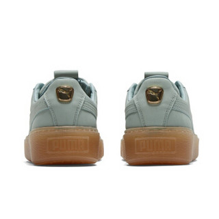 PUMA 彪马 女子 生活系列 Platform Premium Logo Wn' 休闲鞋 369921 02绿色 36码 UK3.5码