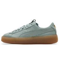 PUMA 彪马 女子 生活系列 Platform Premium Logo Wn' 休闲鞋 369921 02绿色 36码 UK3.5码