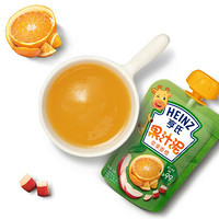 Heinz 亨氏 苹果香橙味果泥 3段 120g