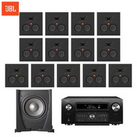 JBL 杰宝 STUDIO5 88IW 扬声器+天龙X8500 13.2声道AV环绕接收机 全景声套装