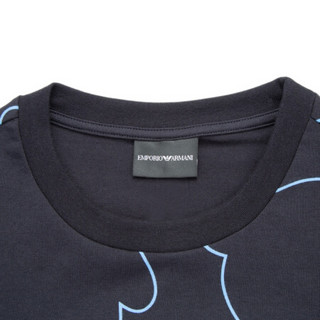 EMPORIO ARMANI 阿玛尼奢侈品20春夏新款男士针织T恤衫 3H1TG6-1J91Z NAVY-F936 L