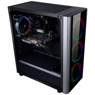 名龙堂 AMD R5 4650G 六核家用游戏办公台式电脑主机DIY组装机