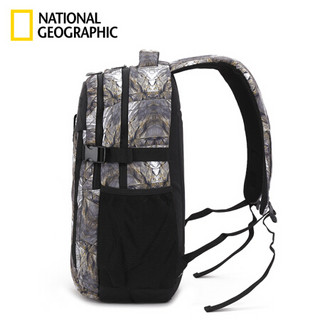 国家地理National Geographic双肩包时尚潮流学生休闲背包男女旅行电脑包 岩石色