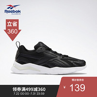 Reebok锐步男女复古休闲鞋ASTRORUN夏季情侣款低帮运动鞋 EH3100 EH3098_黑色 44.5