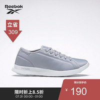 Reebok锐步女子休闲跑步鞋REESTROLL DMX LITE低帮运动鞋FV3218 FV3220_灰色/白色 35