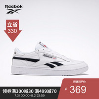 Reebok锐步 运动经典CLUB C REVENGE MU男女低帮休闲鞋EG9270 EG9270_白色/黑色 36.5