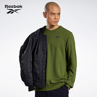 Reebok锐步 运动经典CL RSC GR SWT CREW男女长袖套头衫 GH3689_绿色 A2XL