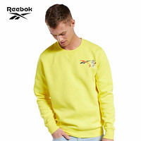 Reebok运动经典 猫和老鼠 T&J Sweat Crew3男女休闲长袖套头衫GK9158 GK9158_柠檬黄色 A/L