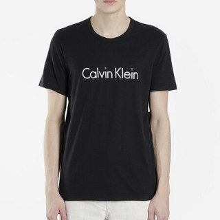 calvin klein 男士T恤 黑色 1件装 NM1129E 黑色 L