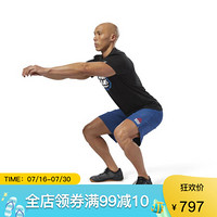 Reebok锐步男款休闲裤运动裤短裤健身训练CY4956 Bunker Blue 28